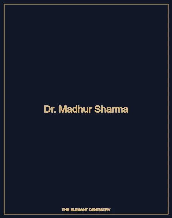 Meet Dr. Madhur Sharma
