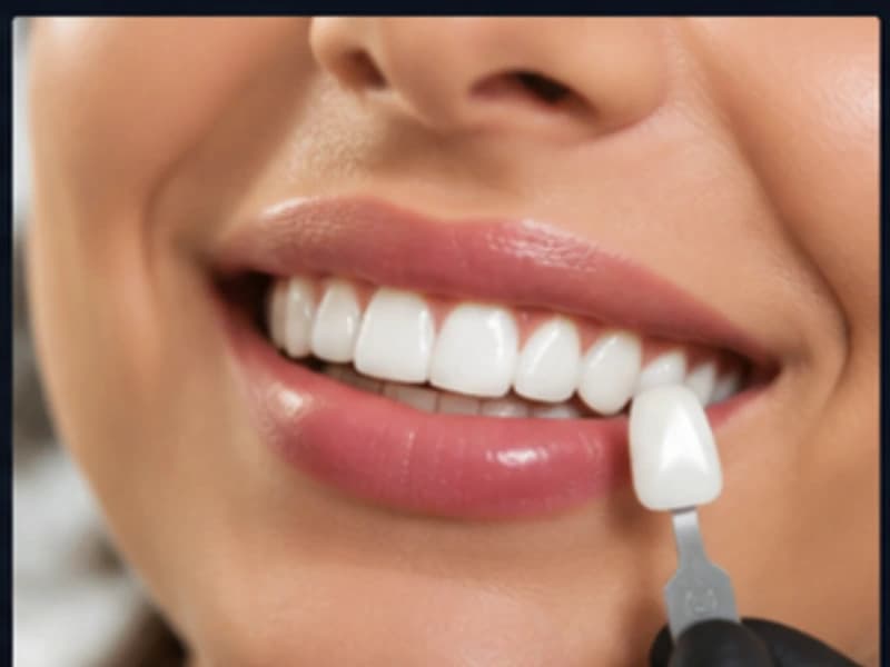 Cosmetic dentistry with veneers and aesthetic enhancements